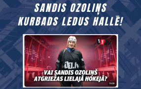 Sandis Ozoliņš Kurbads ledus hallē!