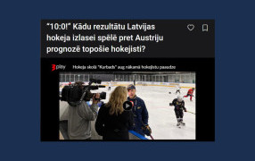 TV3 viesojās pie HS Kurbads – topošie hokejisti prognozē Latvijas izlases spēli!